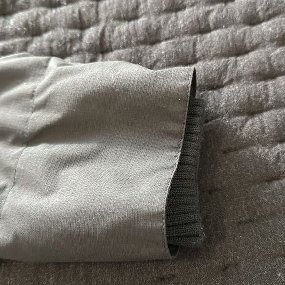 Superdry Windcheater Hooded Jacket Black Fleece lined Women's L Japan Logo - Picture 8 of 8